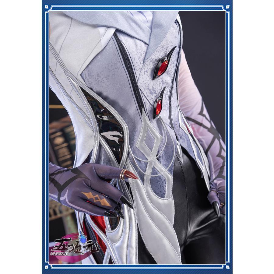 アルレッキーノ コスプレ 基萌 五次元 基萌 原神 コスプレ アルレッキーノ 召使 フォンテーヌ