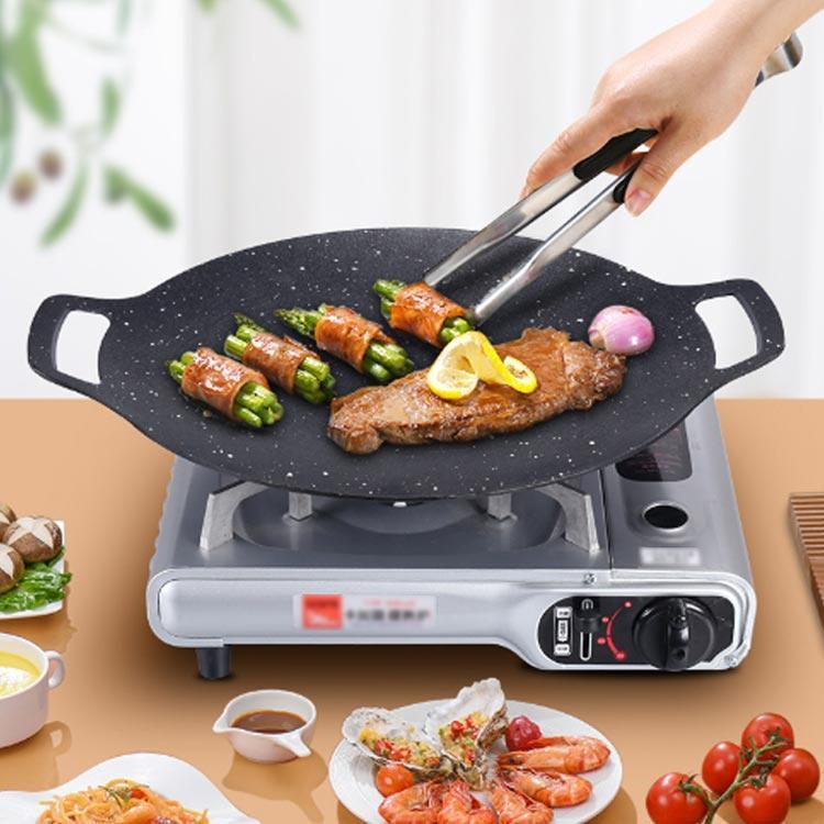 IH対応 焼肉プレート 焦げ付きにくい 直火 対応 丸型 バーベキュー