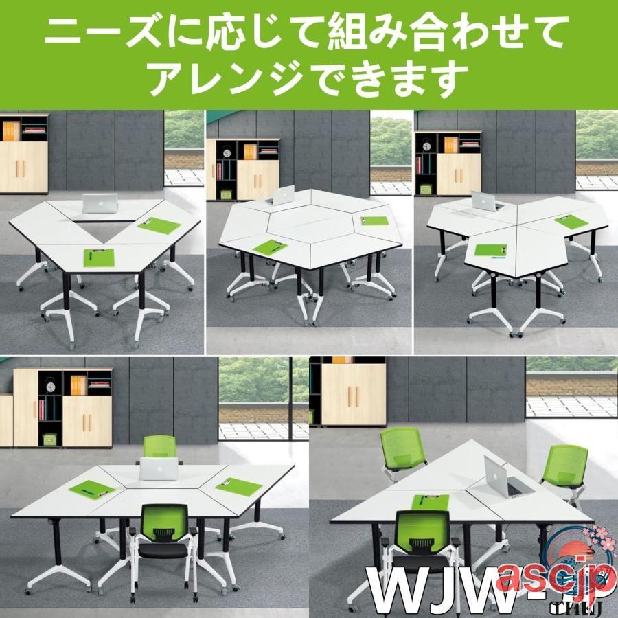 オフィステーブル　ミーティングテーブル 会議テーブル Amazon.co.jp: Gguwugオフィステーブル 会議机 8人用 ミーティング