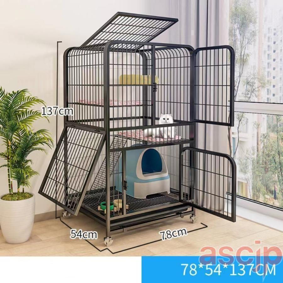 2024新品 猫用ケージ 大型 多頭飼い 組立簡単 折り畳み式 掃除しやすい