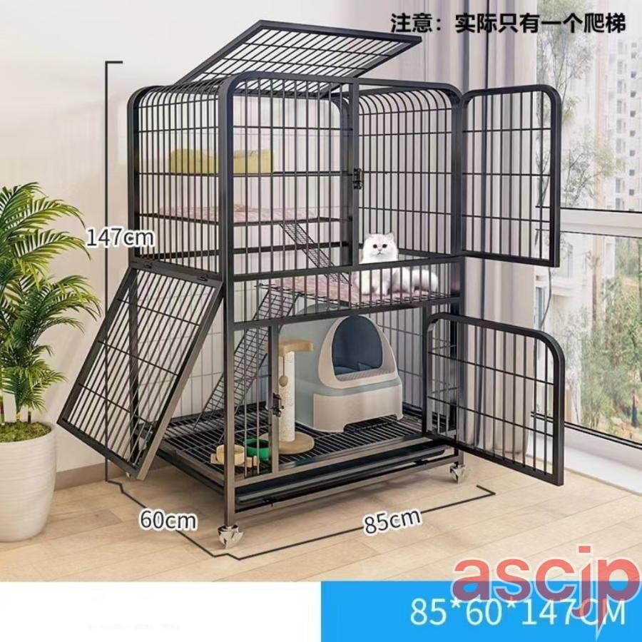 2024新品 猫用ケージ 大型 多頭飼い 組立簡単 折り畳み式 掃除しやすい