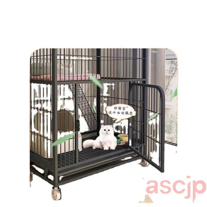 2024新品 猫用ケージ 大型 多頭飼い 組立簡単 折り畳み式 掃除しやすい