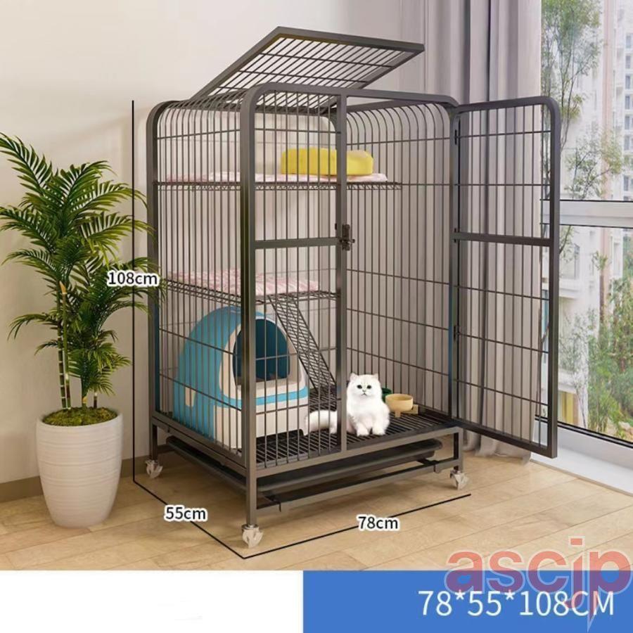 2024新品 猫用ケージ 大型 多頭飼い 組立簡単 折り畳み式 掃除しやすい
