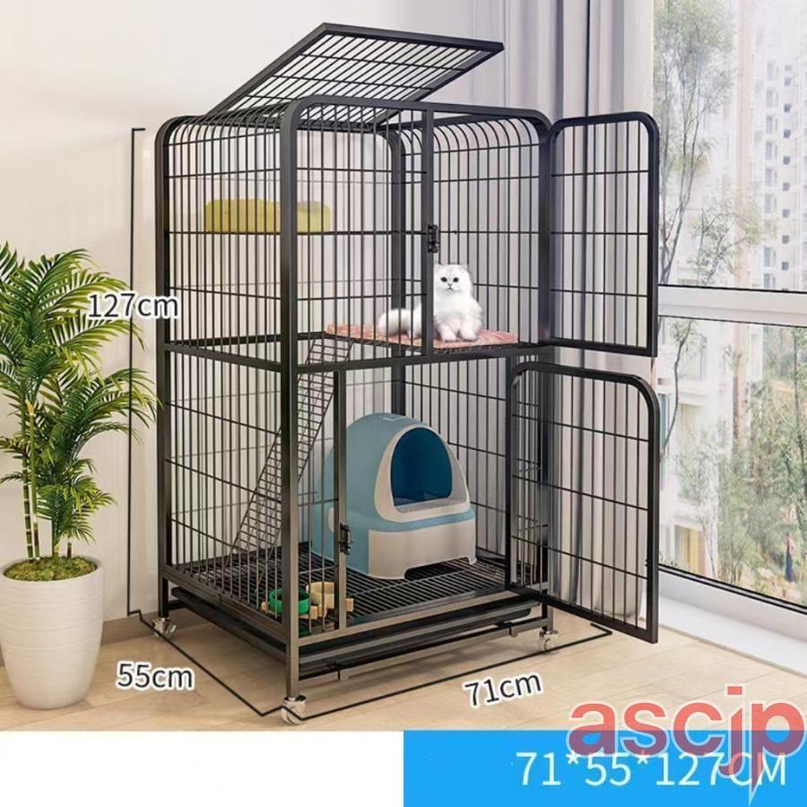 2024新品 猫用ケージ 大型 多頭飼い 組立簡単 折り畳み式 掃除しやすい