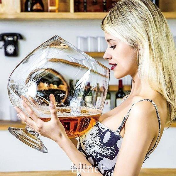 特大ブランデーグラス特大グラスワインビール4ハンドメイドゆうたろう