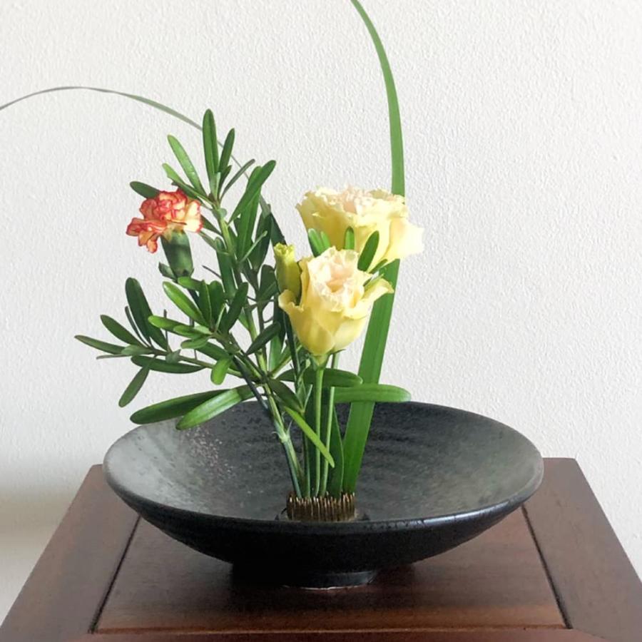 花器セット 華道 生け花用 水盤 花瓶 陶器 挿花 フラワーベース