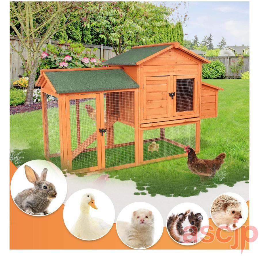 屋外木製鶏小屋 鶏用ケージ飼育ケージ 鳩の檻 ケージ屋外二層木製