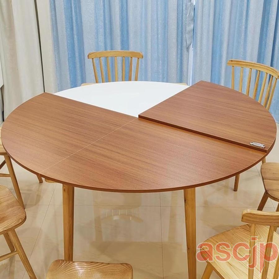 テーブル 天板 丸 木製の円形デスクトップのみ、 折りたたみ可能な