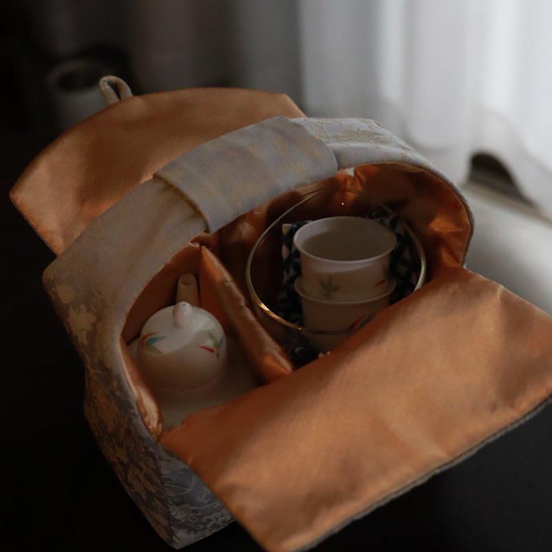 新商品】中国茶道具 茶器セット収納袋 携帯便利 おしゃれ おすすめ