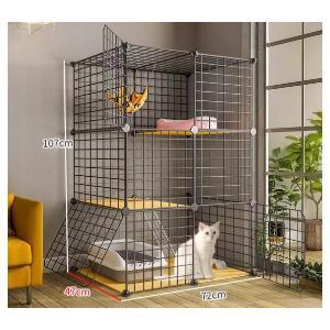 キャットケージ 猫 大型 ペット 2段 3段 うさぎケージ 屋内猫ベビー