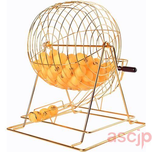 13 インチ デラックス ビンゴ ケージ ゲーム セット、宝くじ抽選機