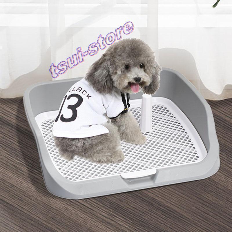 犬トイレ 犬トイレトレー ワイド しつけ 清潔ほとばしり防止 犬用