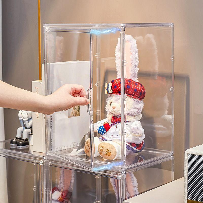 ぬいぐるみ収納ケース シューズボックス クリア 透明 スニーカー