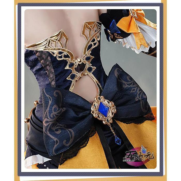 五次元 基萌 原神 コスプレ ナヴィア 衣装 ※ウィッグ 靴 傘 サングラス