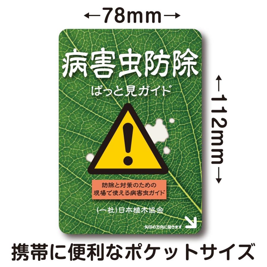 病害虫防除ぱっと見ガイド」 （一社）日本植木協会 ミウラ折りの