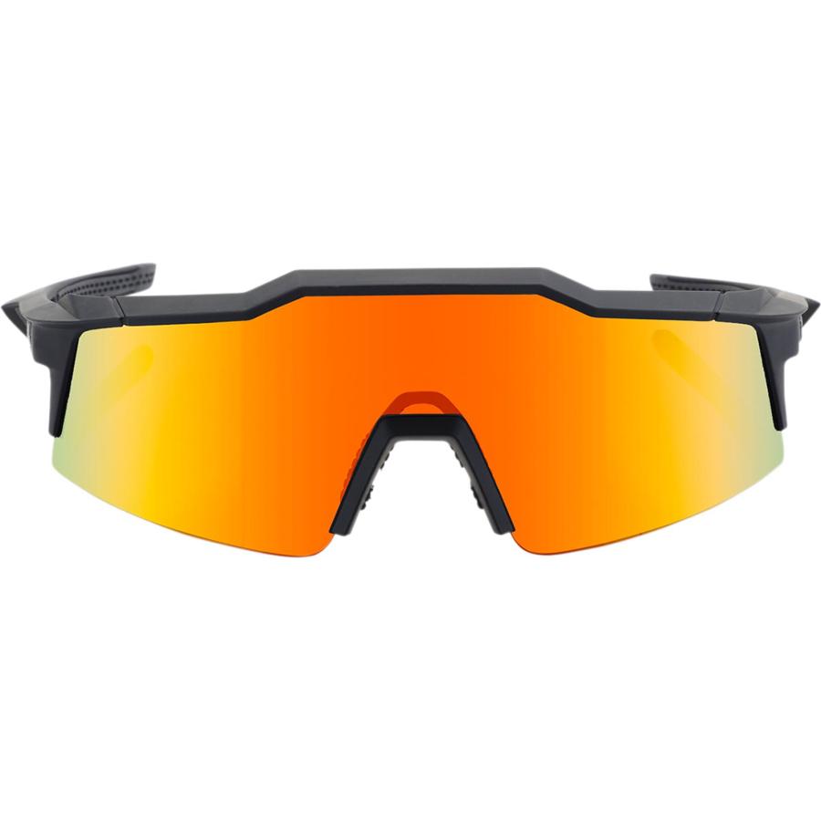 100％ Speedcraft SL ブラック レッドミラーレンズ サングラス