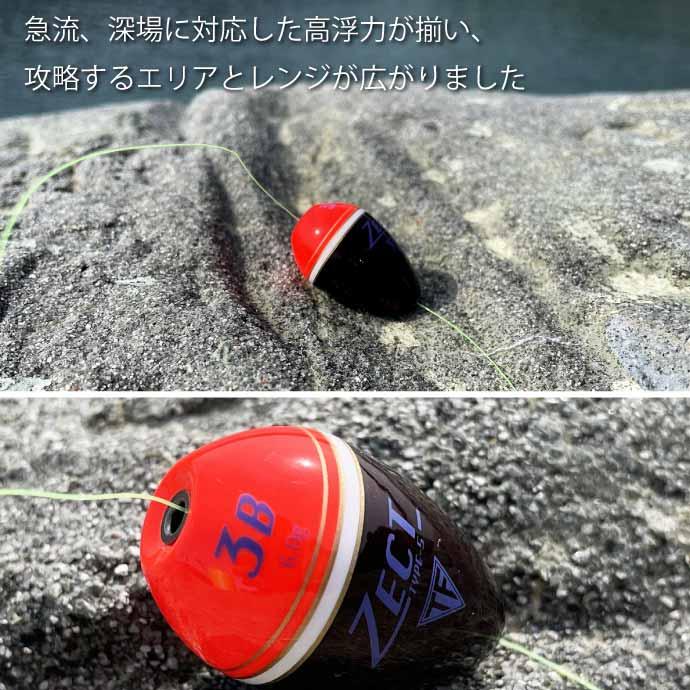 釣研 ゼクト ZECT S 0号 スカーレット 6.9g フカセ釣りうき TSURIKEN