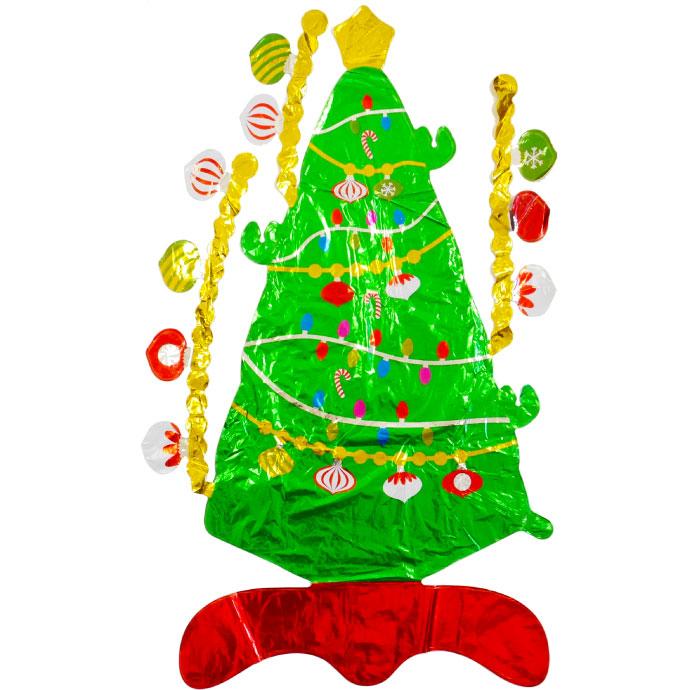 バルーン クリスマスツリー 126×80cm アルミ風船 イベント パーティ