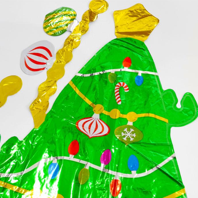 バルーン クリスマスツリー 126×80cm アルミ風船 イベント パーティ