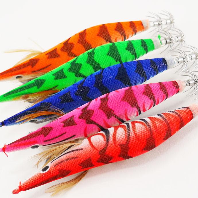 KISSRITSU エギ 2号 2.5号 3号 3.5号 ラトル内蔵 5色セットキス