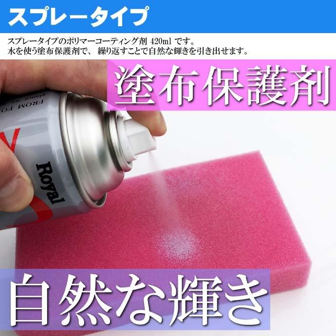 クリーンX ポリマー 420ml スポンジ付 スプレーポリマー 洗車 CLEAN-X