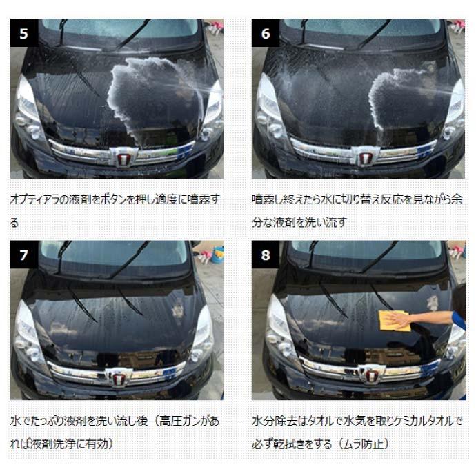 オプティアラ V2 スプレイヤー ガン ガラスコーティング剤 洗車 最先端