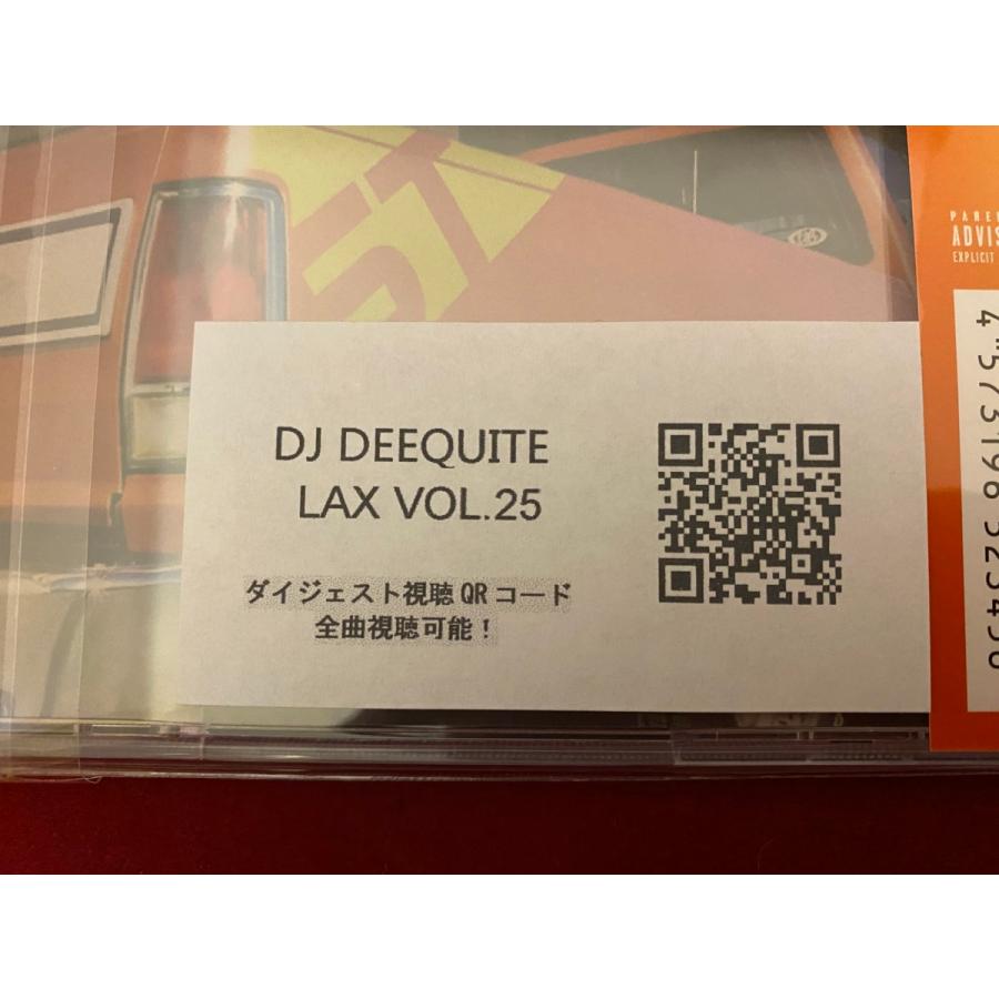 LAX Vol.25 DJ-DEEQUITE 洋楽CD ウェストコースト ヒップホップ ラップ
