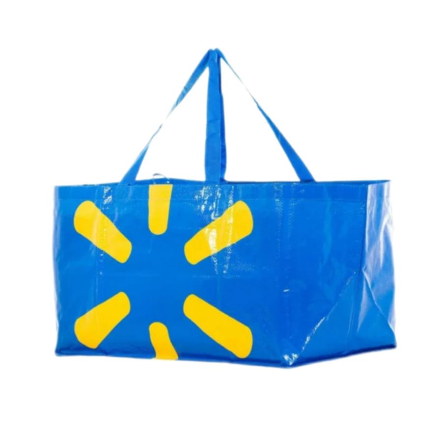 Walmart エコバッグ ブルー G2 ウォルマート ウォールマート ハワイ雑貨 エコトート usdm hdm トートバッグ 新品