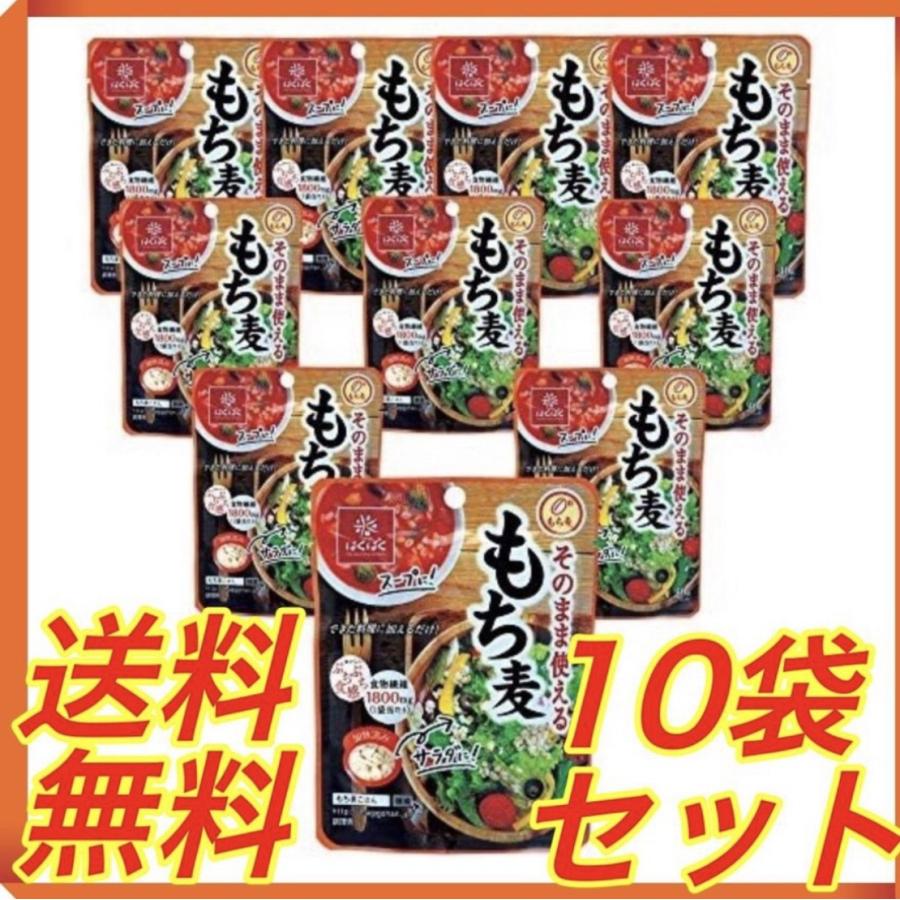 はくばく そのまま使えるもち麦40g 10袋 Texascashandpawn Com