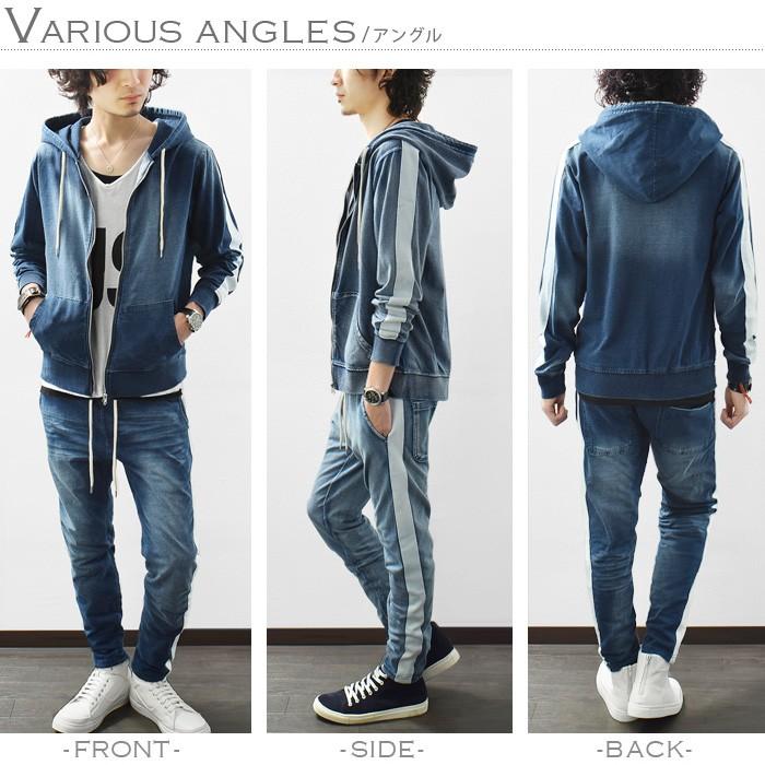 BACKS/デニポケスウェットセットアップ BACKS/デニポケスウェットセットアップ