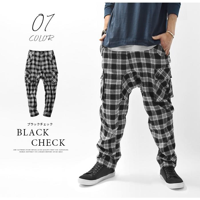 ARTEFACT サルエルパンツ チェック柄　2サイズ ARTEFACT サルエルパンツ チェック柄 2サイズ ARTEFACT サルエルパンツ