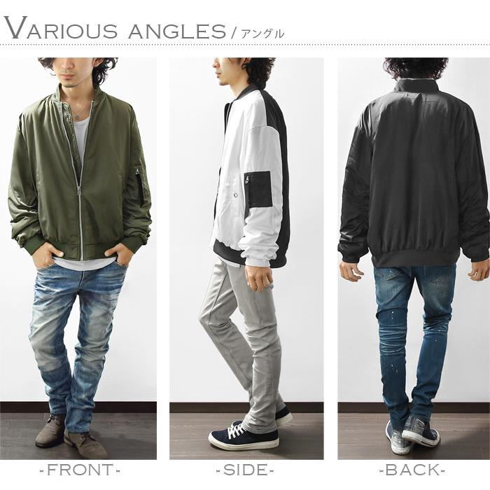 MA-1 ジャケット メンズ ミリタリージャケット 中綿 アウター ブルゾン