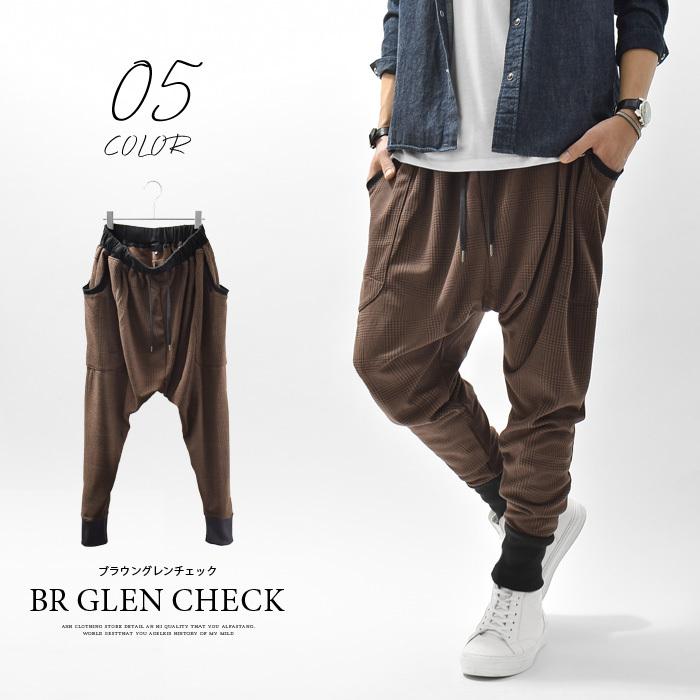 サルエルパンツ メンズ スウェット ワイドパンツ バルーンパンツ