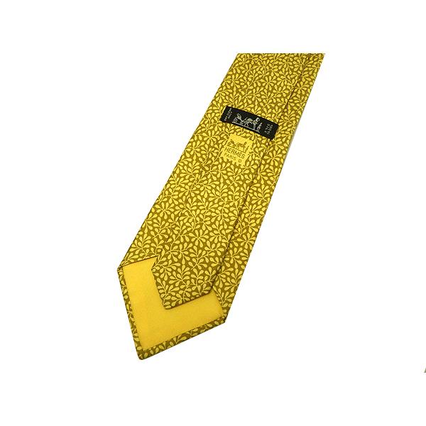 HERMES（エルメス） 【値下げ】HERMES ネクタイ シルク100％ イエロー