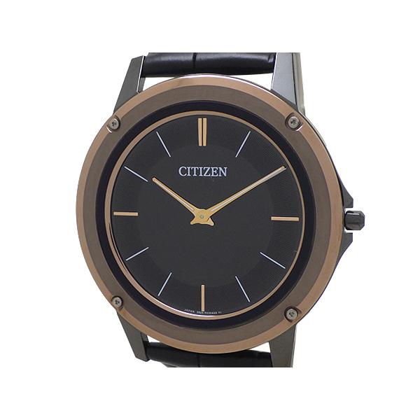 【値下げ】CITIZEN シチズン エコドライブワン AR5025-08E 8826-T023452 腕時計 SS(ステンレススチール)/クロコダイル革 ブラック文字盤 中古 送料無料 質屋出品 | EcoーDrive One