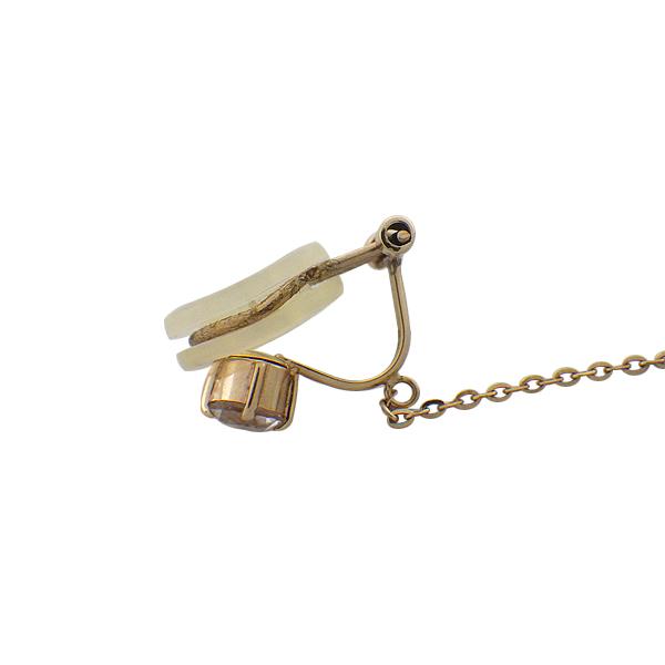 Samantha Tiara サマンサティアラ イヤリング K10(ゴールド) クリアストーン パール 中古 質屋出品 | Samantha Tiara | 03