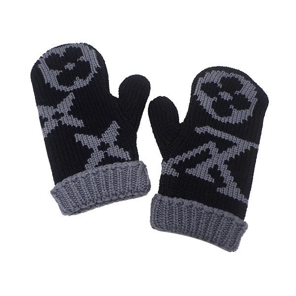 LOUIS VUITTON ルイ・ヴィトン モーフル グランフロア 手袋 ミトン ウール100％ 中古 質屋出品 | LOUIS VUITTON