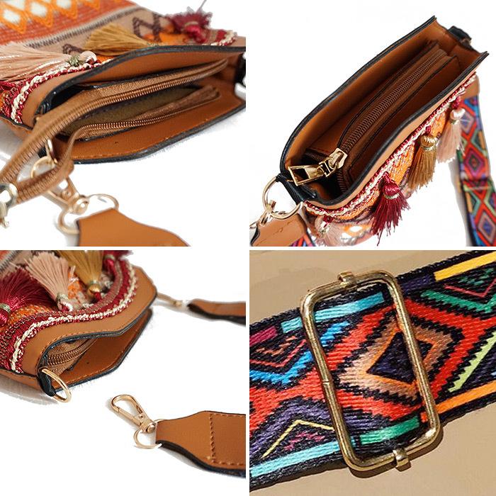 エスニック 民族 刺繍 エスニックバッグ ショルダーバッグ 斜めがけ