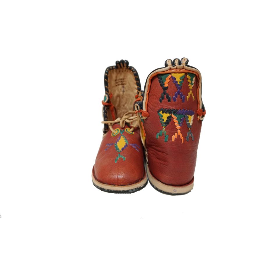 エスニックブーツ アジアンブーツ 刺繍 本革 バブーシュ メンズ