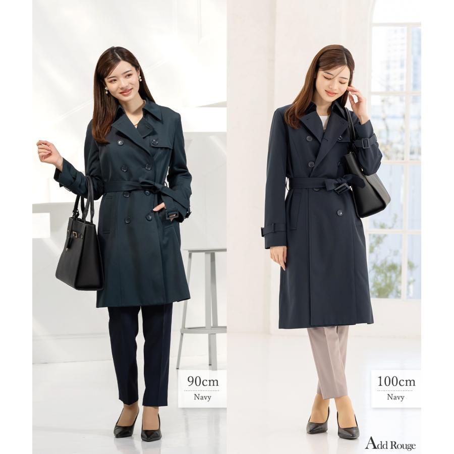 AddRouge トレンチコート 花粉対策 レディース 2way 取り外し AddRouge トレンチコート 花粉対策 レディース 2way 取り外し