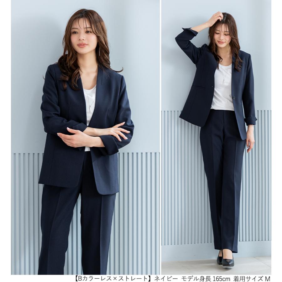夏新作6,990円〜スーツ レディース セットアップ パンツスーツ ビジネス オフィス 通勤 カジュアル  30代 40代 50代 おしゃれ 大きいサイズ 試着チケット対象の画像