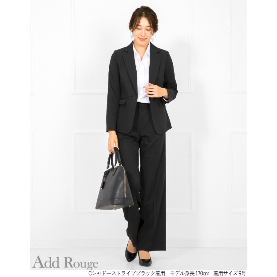 スーツ レディース ビジネススーツ リクルートスーツ パンツスーツ 長袖 2点セット オフィス 通勤 就活 面接 大きいサイズ 40代 あすつく 試着チケット対象 J5012 Addrouge 通販 Yahoo ショッピング