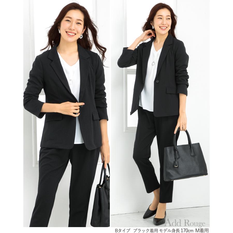 6,490円〜  スーツ レディース パンツスーツ 長袖 春 夏 秋 冬 オールシーズン 大きいサイズ  ビジネススーツ  30代 40代 50代 あすつく 試着チケット対象の画像