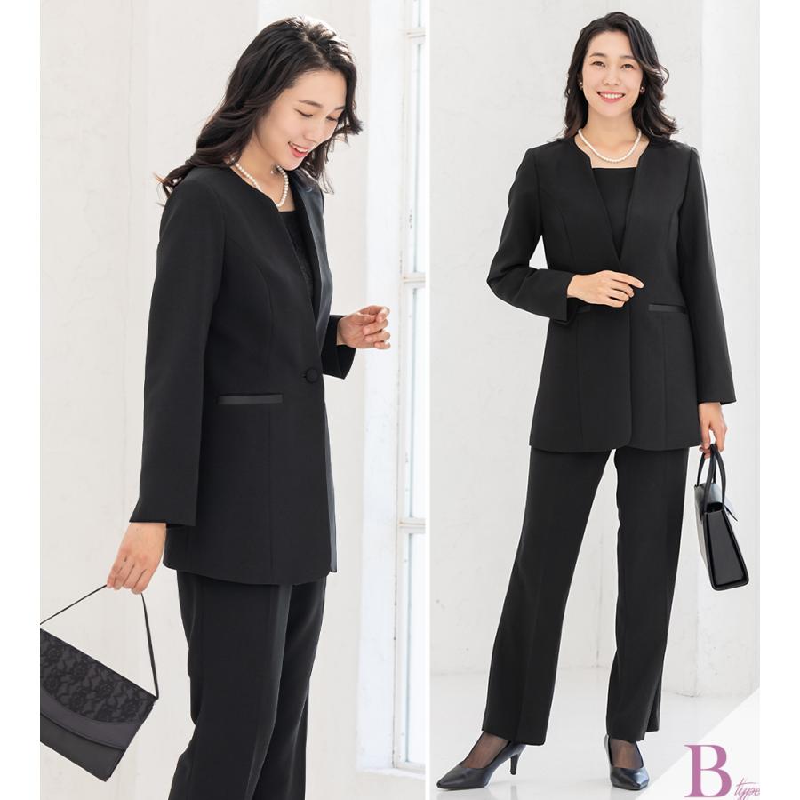 新品タグ付★レディフレディ　ロングパンツスーツ6点セット　卒服　ブラック　120 ベーシックロングパンツスーツセット 120 130cm （5301-5450