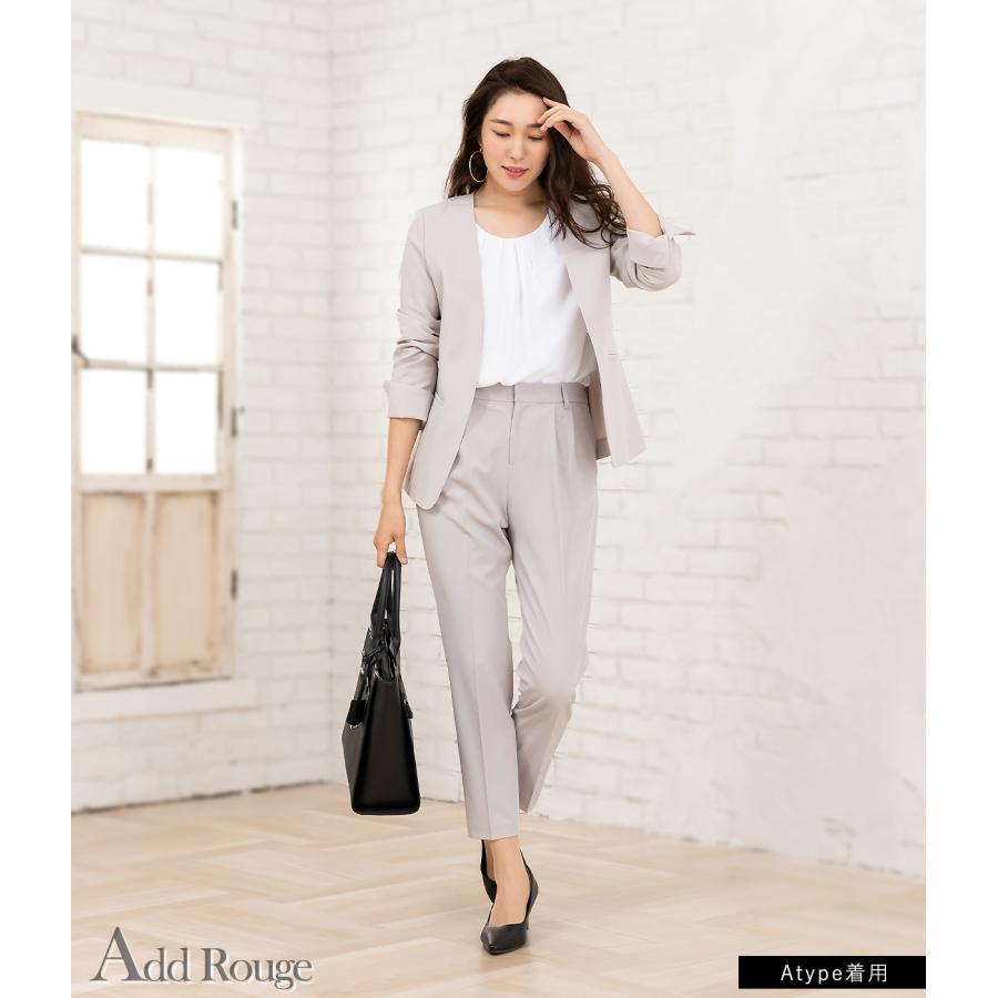 スーツ レディース セットアップ 洗える パンツスーツ ビジネススーツ  