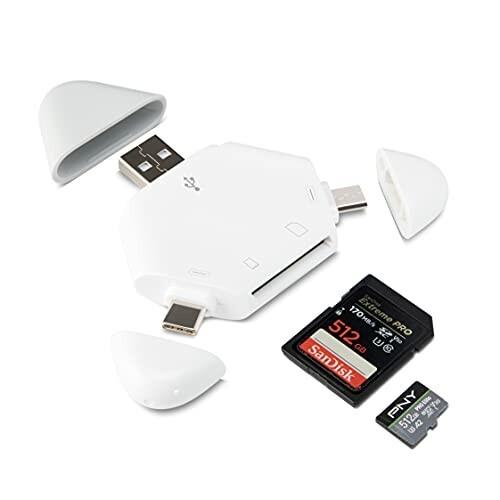 3 in 1 メモリーカードリーダー Lighting/Type-c/USB 3in1 iphone/Type-C/USB 全対応 写真 動画 音楽 PDF PPT XLS DOC 読み書き 高|ashcolor|05