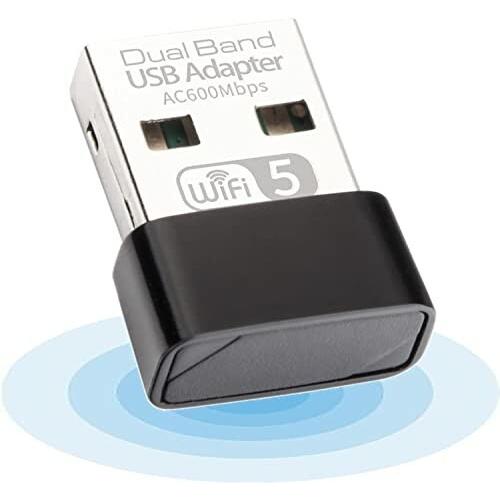 WiFi 無線LAN 子機 AC600 433+ 200Mbps 2.4G/5Ghz 11ac対応 USB2.0 WiFi 子機 WiFi USB アダプター WiFi Adapter デュアルバンド 無線