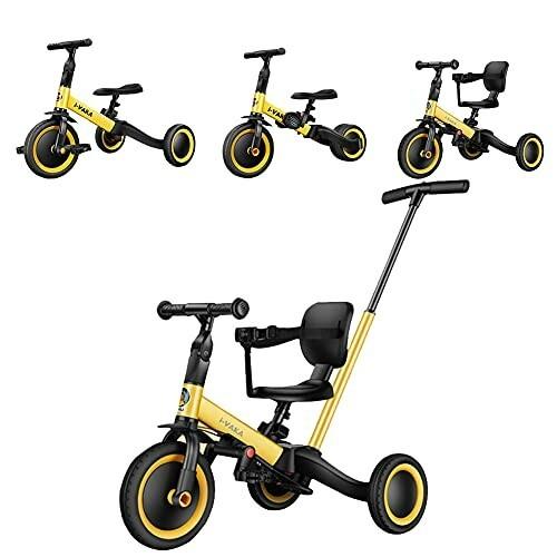 1 バイク アッシュカラーの1 歳 5歳 人気 ベビーカー 三輪車 三輪車 折りたたみ 自転車 三輪