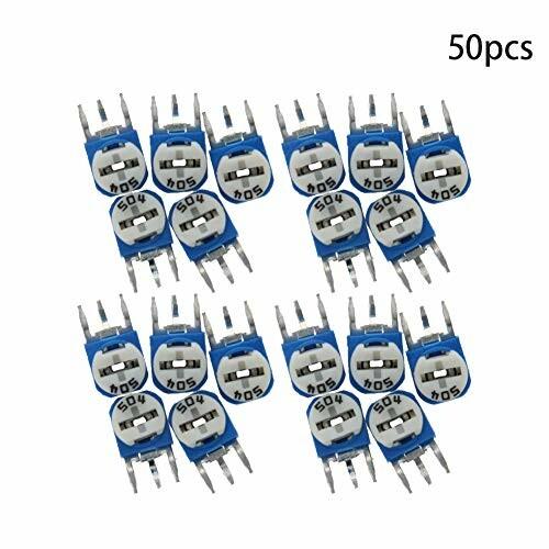 Fielect 可変抵抗器 半固定ボリューム ポテンショメータ トリマポテンショメータ 3ピン 504 500K 20個入り トップ|ashcolor|02