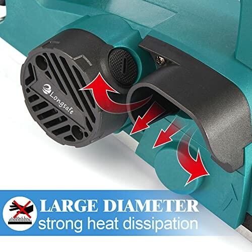 Longsafe マキタ 互換 カンナ 充電式 コードレス 工具 電気カンナ 電動カンナ Makita バッテリー専用 18V 14.4V バッ|ashcolor|05
